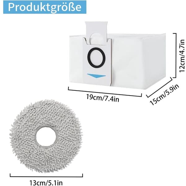 Mop-støvpose til Deebot X2 / X2 Omni / X2 Pro / DEX86 reservedeler tilbehør