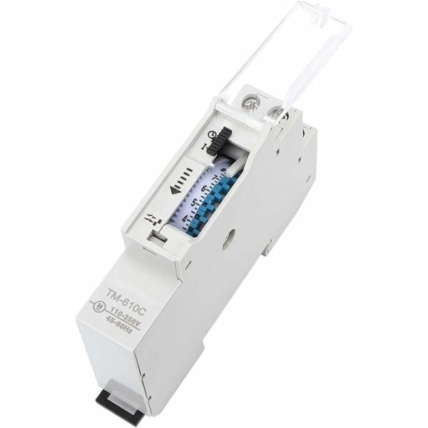 Rail Time Switch Intelligent DIN Rail Timing Control Switch TM610C 220V Timer Relay til gadebelysning