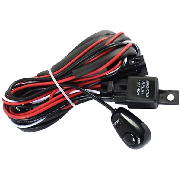 LED Arbeidslys 12V 300W Kabling - IP67 Vanntett Flomlys Bil Lastebil Tåkelys (2 stk)