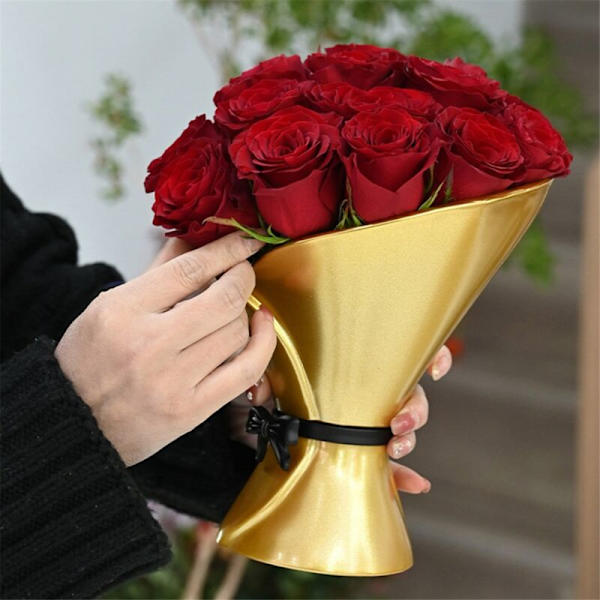 Handblomsterartiklar Kalejdoskop Blombukett Arrangemang Box Konst Vas Dekoration Prydnad Hem Rum Vas Dekor,B