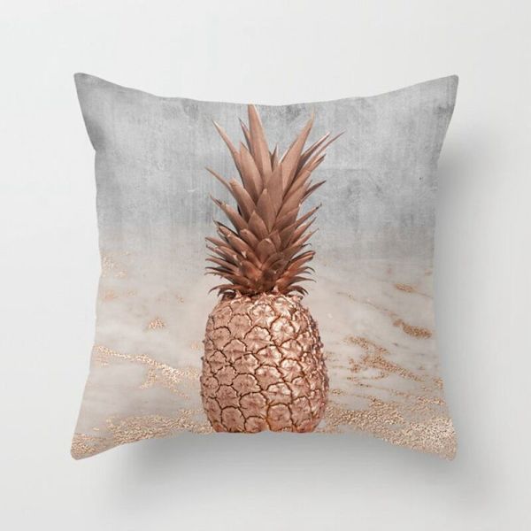 4 stk. Marmorering Dekorativ Putetrekk for Sofa Kvadratisk Pute Soverom Bilinnredning 45X45 Cm