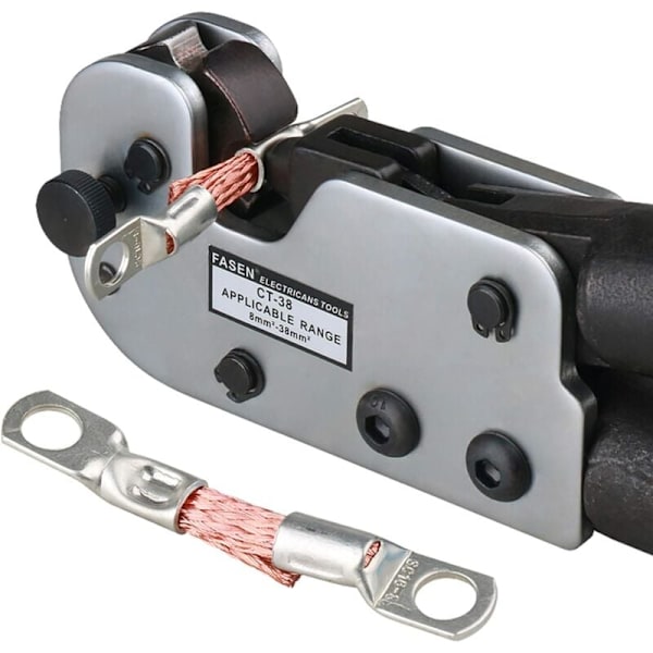 60 stk Elektriske Terminaler Bolthull Tinnet Kobber SC-Koblinger Krympe/Lodding for 6m㎡ 8m㎡ 10m㎡ 16m㎡ 25m㎡ Kabel