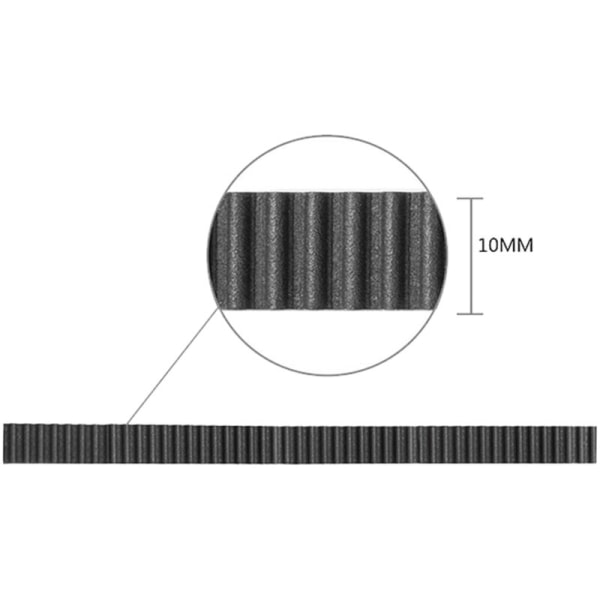 5M GT2 kuggrem 10 mm bredd 20 tänder 5 mm hål kugghjul + 20 tänder hål 5 mm spännare spännfjäder torsion