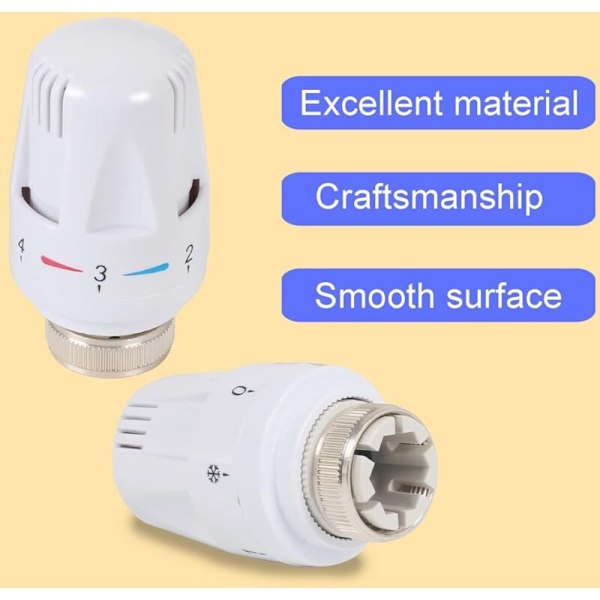 4 kpl Termostaattiset Pää Termostaattiventtiili Patterin Pää Vaihto Patteriventtiili Termostaattinen Patteriventtiili M30 x 1,5 Termostaattinen Patterin Pää