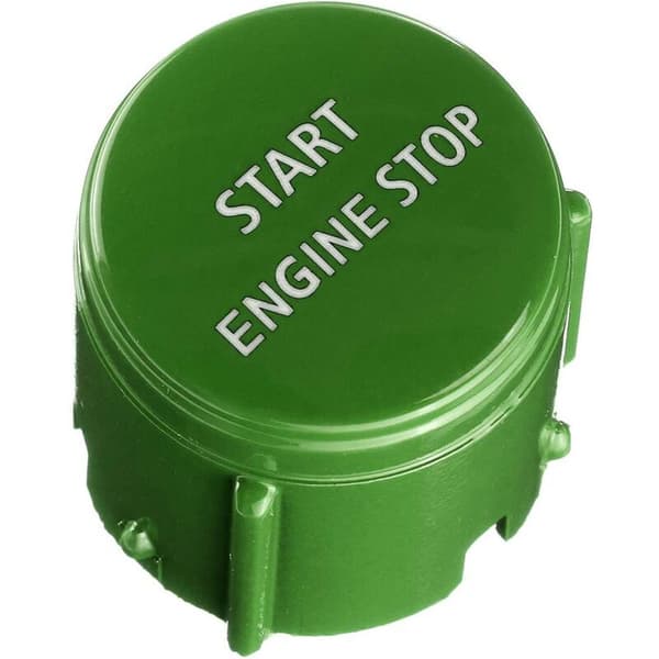 Startknap til motorstop - trykknapdæksel til Range Sport Edition 2010-2013 4 2010-16 Grøn