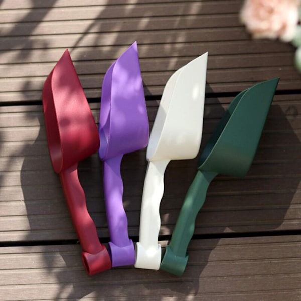 4 stk fargerike hagespader i plast - Hageverktøy for planting, jordløsning, omplanting, graving og luking - Fei Yu