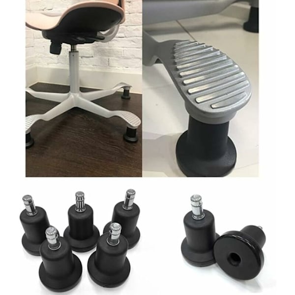 Gulvglider for kontorstol Gulvglider for kontorstol Svingstolutskifting Kontorstolgliderutskifting Kontorstolhjulutskifting