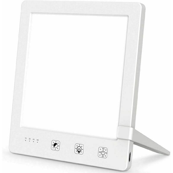 10 000 LUX Fototerapilampe, Lysbehandling Lampe med Timerfunksjon og Berøringskontroll, Lysbehandling mot Depresjon med 3 Lysstyrkenivåer, Annons