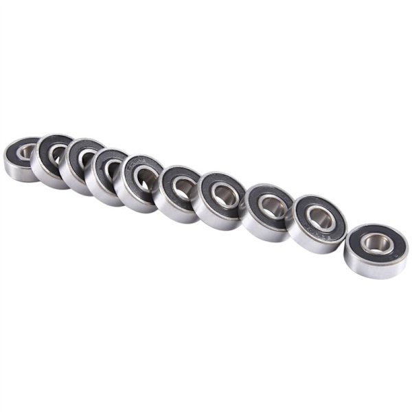 100 kpl 608-kuulalaakeria - teräskuulalaakeri ja kaksoisminiatyyri syväuurinen kuulalaakeri kumitiivistetty (8 x 22 x 7 mm)