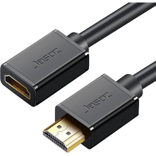 Jasoz forlængerkabel, 4K HD han til kobberkabel datakabel, egnet til computer/tv/set-top-boks, 1M