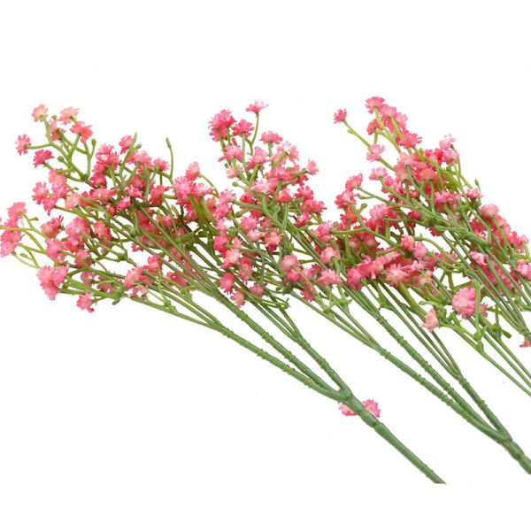 Hengitysilman Gypsophila Tekokukat 12 Kpl Kimppuja Tekokukat Aito Lehdistö Häät Juhla Koriste DIY Koti Dekor 21 Tuumaa Kirkas