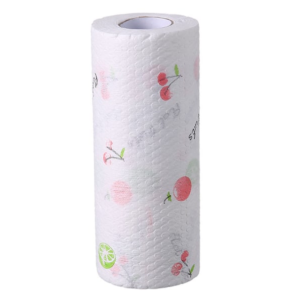 1 vaskbar kjøkkenduk papirhåndkle (trykt tilfeldig)