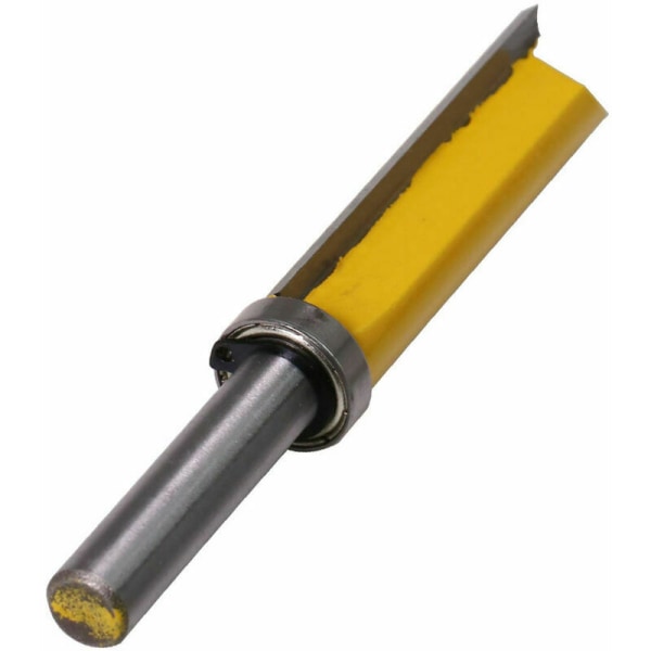 Frässats, Trimmer och Frässtål Set Finishing Pattern Pattern Frässtål Skaft Flush Trim Bit 8mm Lager Flush Cutter