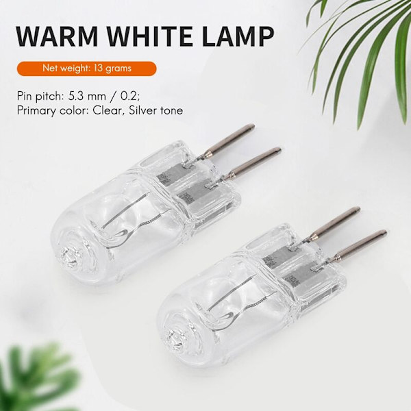 4 stk 220V 35W G5, 3-pin bi-halogen varm hvit