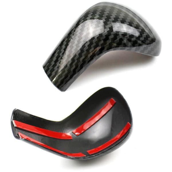 Fiber Gear Shift Knob Cover Trim til 2019-2020