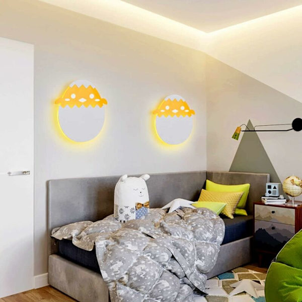 Cartoon Barnrumsvägglampa LED Kreativ LED Vägglampa Väggbelysning för Pojkar, Flickor, Sovrum, Gränd, Väggbakgrund