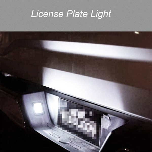 LED Baklygte til Nummerplade til 1500 2500 3500 2005-2012