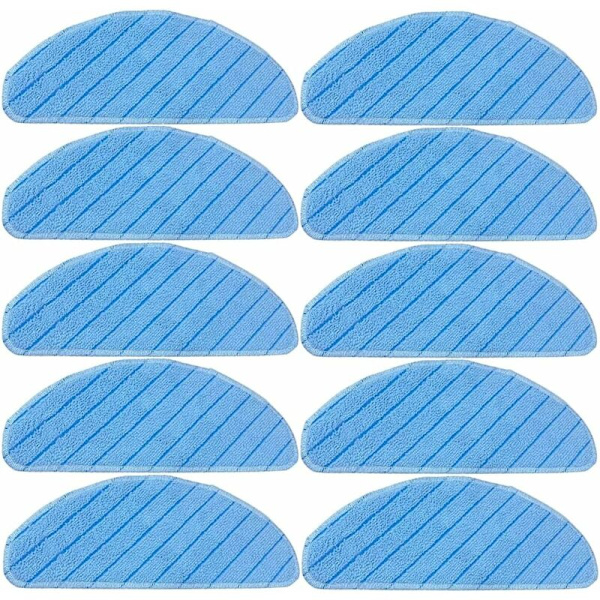 10-pack Tvättsbara Rengöringsdukar för Ecovacs Deebot T9-serien T9 AIVI T9 PRO T9 MAX