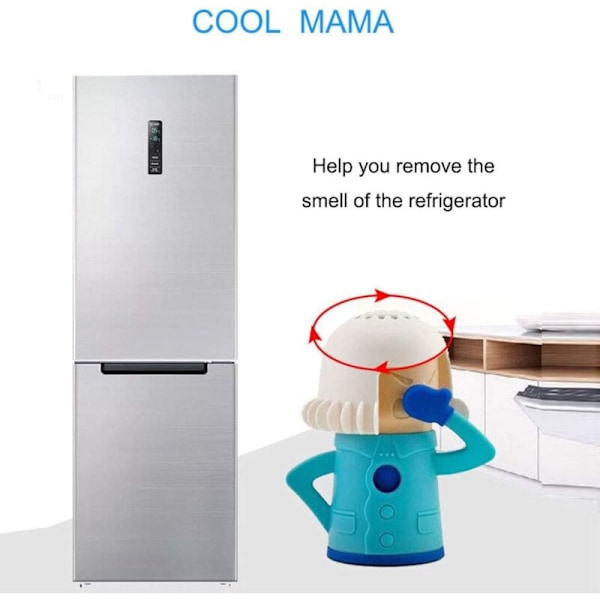 Chilly Mama Kjøleskap- og Fryserlufthjeller - Luktabsorber og Forfrisker, Perfekt for å Holde Maten Frisk Lengre