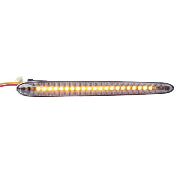 Dynamisk bil LED-lys for sidemarkør blinklystilbehør, 2010-2021, transparent