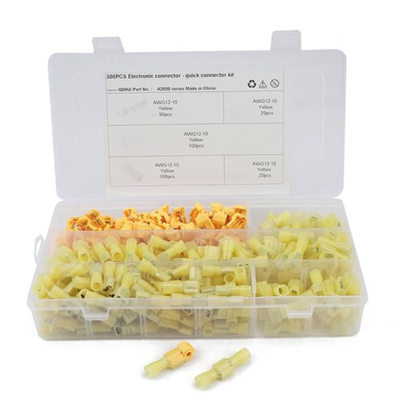300 stk serie crimp terminal isolasjon forseglet crimp terminal kontakt klassifisering