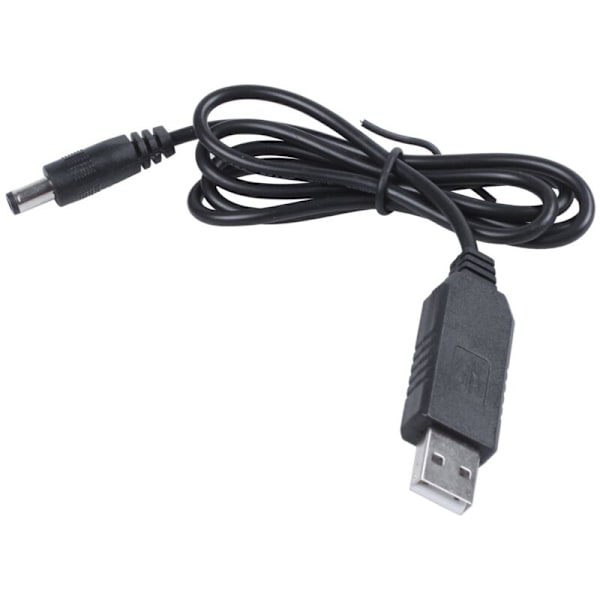 2X USB DC 5V - 12V 2,1 mm x 5,5 mm Moduulimuunnin Urosliitin Barrel Jack Kaapelin Pistoke