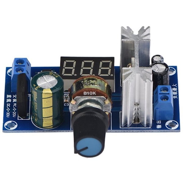 LM317 Justerbar Spenningsregulator Digital Spenningsvisning Strømforsyningskort Lineær Regulator Justerbar Strømforsyningsmodul Justerbart Kort Volta