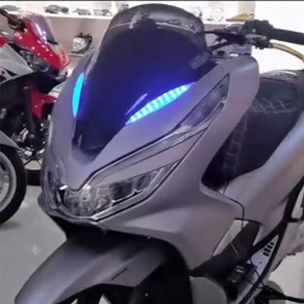Til PCX150 Modificeret Øjenbryn Lys Farverig Blinklys Fjernbetjening