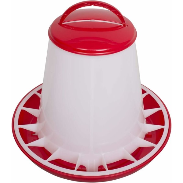 Foderautomat för fjäderfä, kycklingar, spillfri, 3 kg