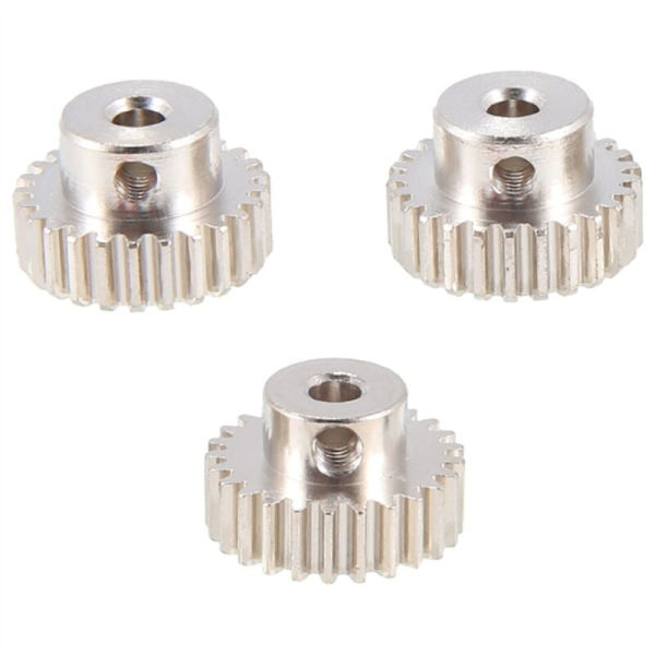 3 kpl 3,175 mm:n metalliakselin hammaspyörämoottori 32DP 48DP 64DP M0.6 M0.8 1/10 1/8 RC-autoon 3650 3660.25t