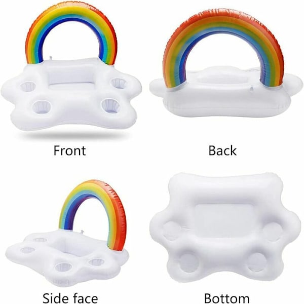 Oppblåsbar drikkeholder, oppblåsbar bardisk, oppblåsbar drikkeholder til basseng, spa-bøyebeger, oppblåsbar begerholder til basseng, oppblåsbar flytende begerholder