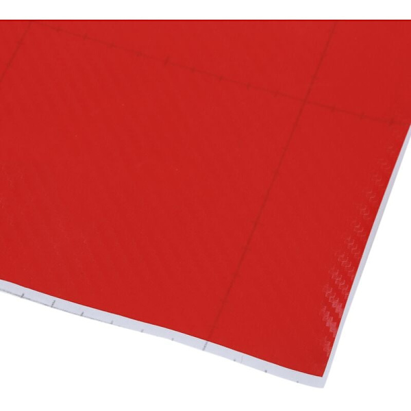 DIY 30 x 127 3D Yhden rullan kuituinen tarravinyyli-liimakalvo autoon - Punainen