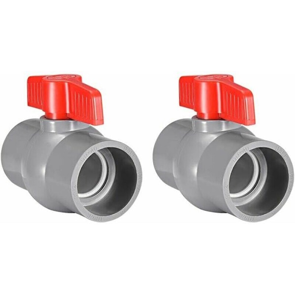 PVC-palloventtiili, muovipallot (50 mm) aesap thsinde 2 kpl.