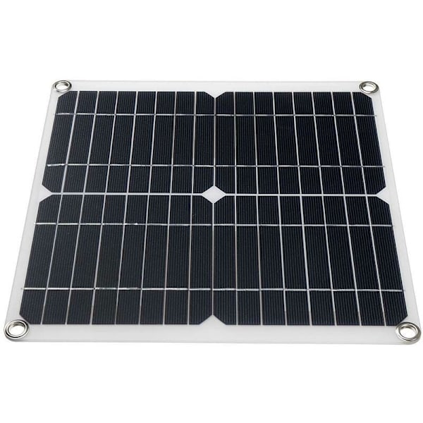 12W Monosähköinen Aurinkopaneeli Fotovoltaikkimoduuli 100A Ohjain Auton, Caravanin, Kodin, Puutarhan Akun Lataukseen - RWSolar Panel
