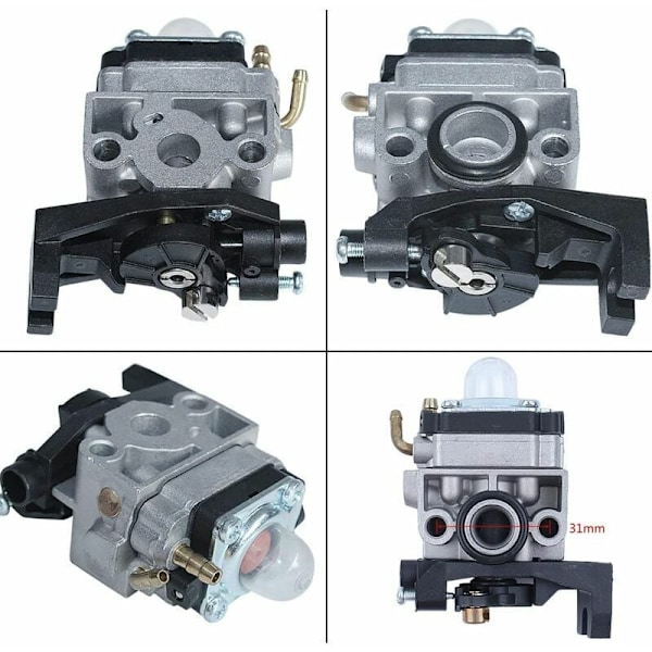 Kaasutin sarja Honda GX25 GX35 FG110 HHT35 HHT25 moottorille, kaasutin + tiiviste + suodatin + polttoaineletku + ilmansuodatin + sytytystulppa + polttimo vaihto-osat 9 in 1