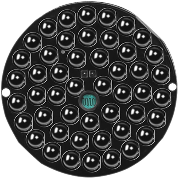 Infrarød IR LED-kort 940nm 48stk IR LED'er usynlige om natten, ingen eksponering belysningspanel til CCTV-tilbehør IR-illuminator