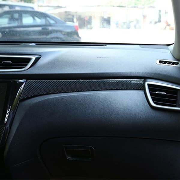 Bil Copilot Center Konsol Dashboard Trim Strip Interiør Passagersiden Dæksel Trim til 2014-2018