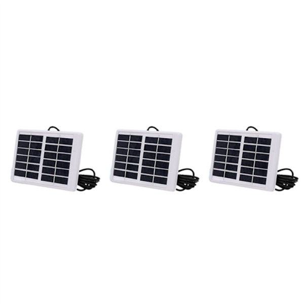 3X 6V 1.2W Polykristallin Solpanelcellmodul Hållbar Vattentät Nödkälla för Camping