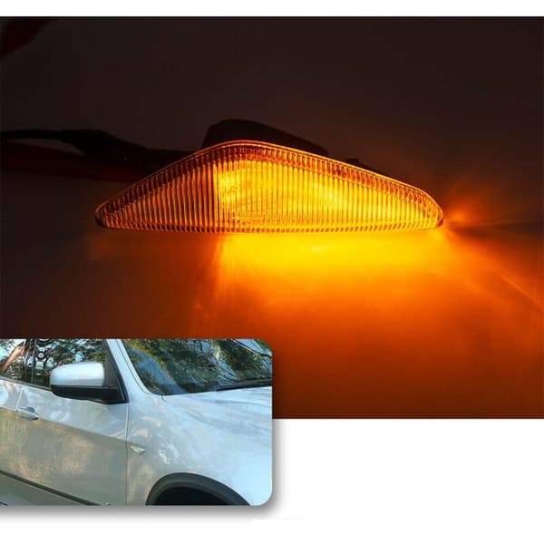Røg LED Sidemarkerlys Bil Blinklys til E70 X5 F25 X3 E71 X6 2007-2013