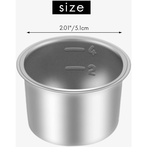 4 kpl 51 mm kahvinsuodatin Vaihtosuodatin Kahvin pohjaton portafilter Kahvinkeittimen osille