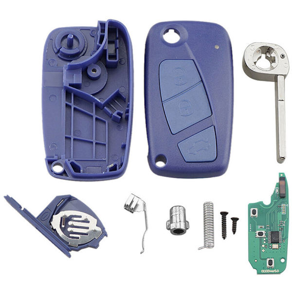 Bilsmartnyckel 3 knappar passar för 500 Ideas Panda Punto Stilo 433MHZ PCF7946