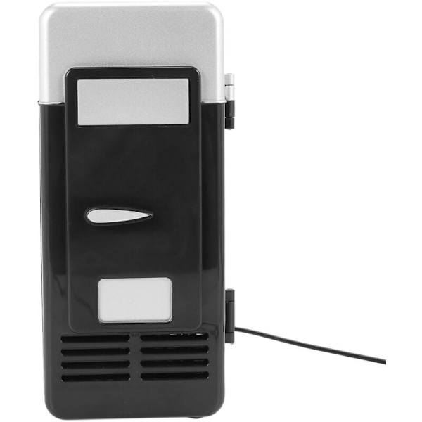 Usb Mini Kylskåp Drip Kall Shpping Frys Usb Mini Kylskåp Bärbar Soda Mini Kylskåp För Bil Svart