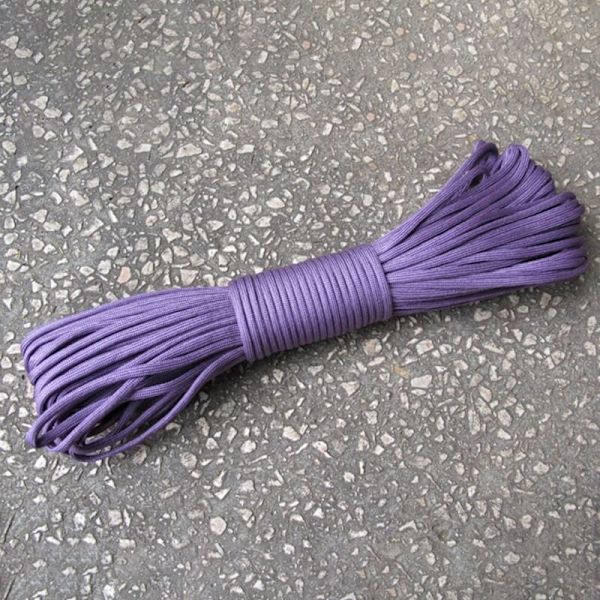 3 baller overlevelsesparachute snor med snor for camping, klatring, camping og klesvask, tilfeldig farge