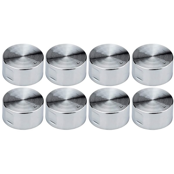 8Pcs Metal Gas Stove Knobs 6Mm Universal Cooker Range Control Oven Knobs Hob Burner Knob Gas Hob Switch