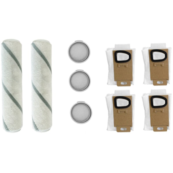 9 st mjuka plyschrullar HEPA-filter för Xiaomi Mijia SCWXCQ01RR Roborock H6 handdammsugare tillbehör