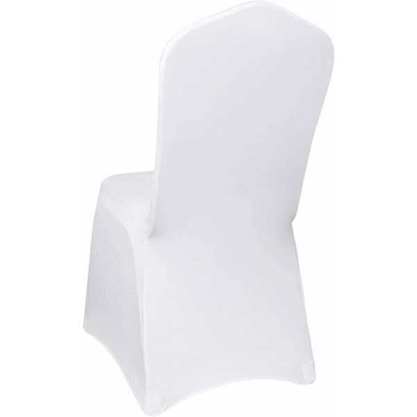 10 stk Stretch Spandex Stolkseter Trekk Avtakbare Vaskbare Stolkseter for Bryllup Bankett Seremoni Hotell Spisestue Fest Dekorasjon