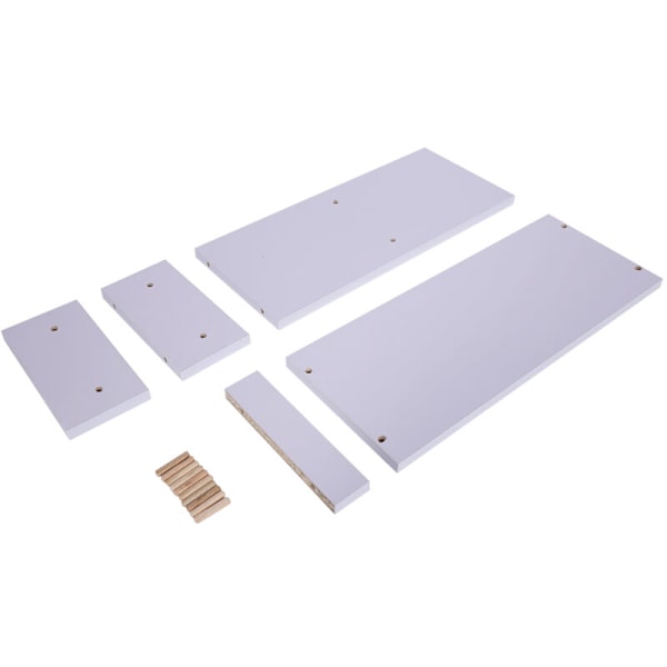 Skrivebordsmonitorholder LCD TV Laptop Stativ Computer Skærm Desk Hylde Desk Purplish Hvid