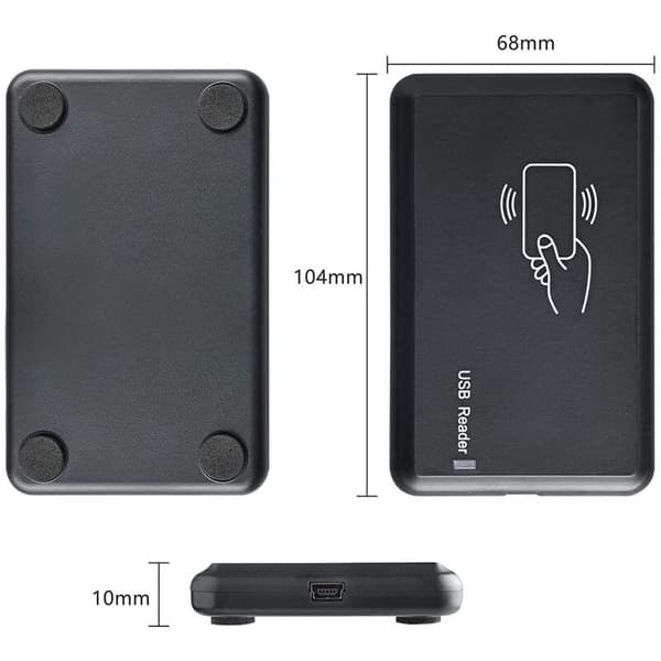 USB RFID-læser ID-kortlæser Kontaktkortlæser til EM4100