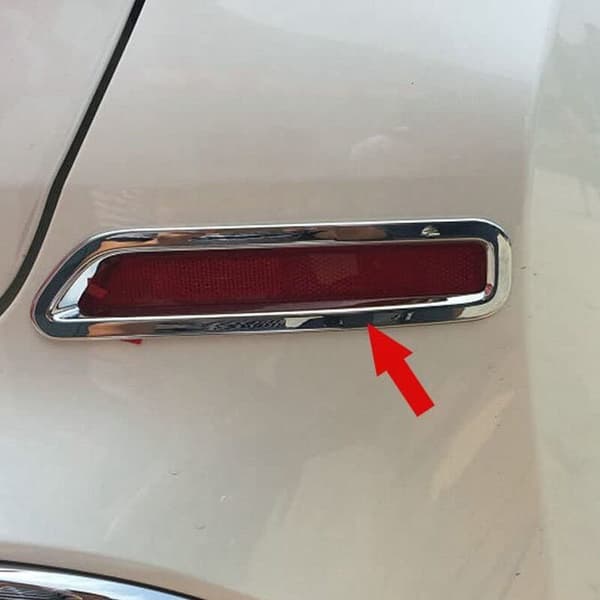 Passer til 2015 2016 2017 2018 2019 Chrome Baglygte Lygteafdækning Trim Abs