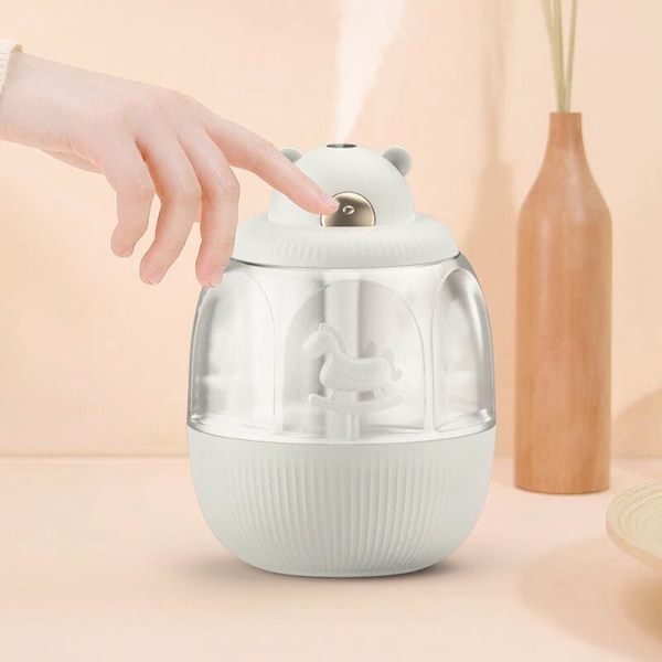 Musikkboks luftfukter med fargerikt LED-lys luftfukter aroma diffusere-B